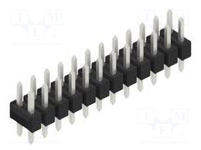 Connector: pin strips; pin header; male; PIN: 24; 2.54mm; THT; 2x12