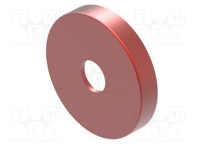 Actuator lens; OptoHiT; red; aluminium; Ø23.7mm