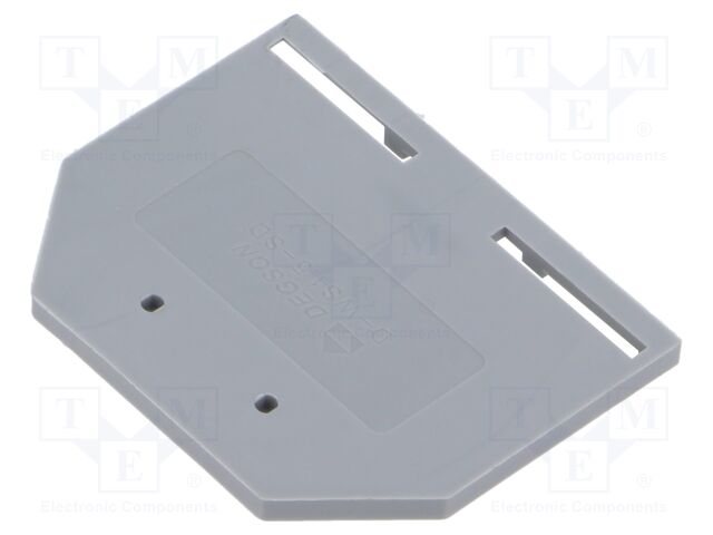 Separating plate; grey