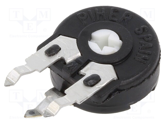 Potentiometer: mounting; single turn,vertical; 220kΩ; 150mW; ±20%