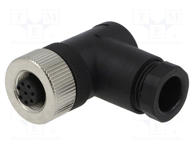 Plug; M12; PIN: 8; female; A code-DeviceNet / CANopen; for cable