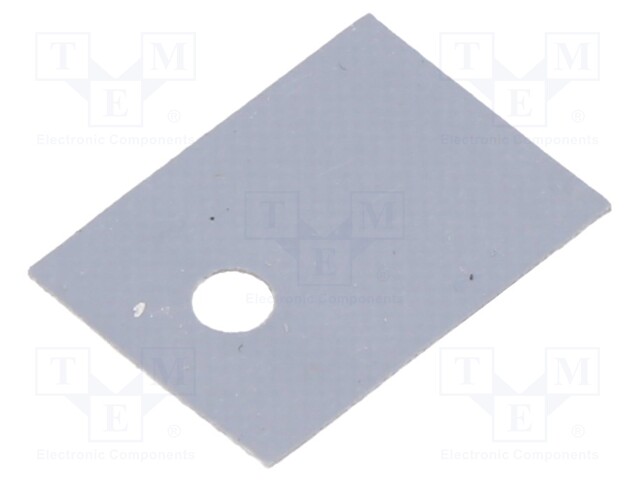 Heat transfer pad: polycarbonate with fiberglass