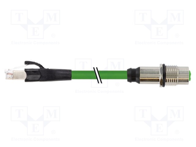 Connection lead; IP20,IP67; 60VDC; 0.5A; 3m; Series: 7000; PIN: 8
