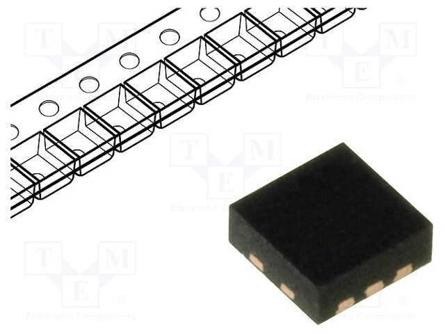 IC: power switch; high-side; 0.5A; Channels: 1; MOSFET; SMD; DFN6