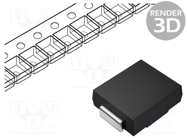 Diode: TVS; 10V; bidirectional; 0402; reel,tape; Ch: 1