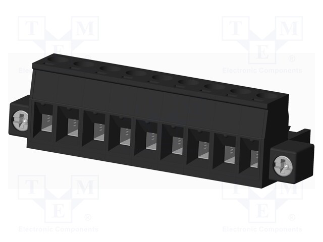 Connector: pluggable terminal block; plug; female; straight; 300V