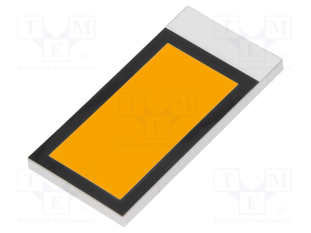 Backlight; Application: DE123; LED; Dim: 35.5x17.78x2.5mm; amber