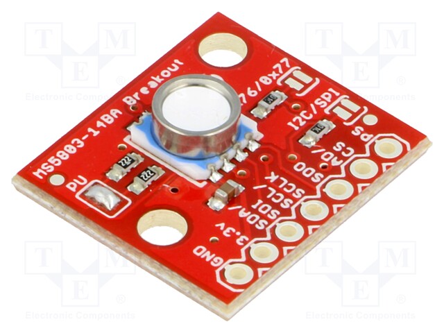 Sensor: atmospheric; pressure; I2C,SPI; 1.8÷3.6VDC; pin strips