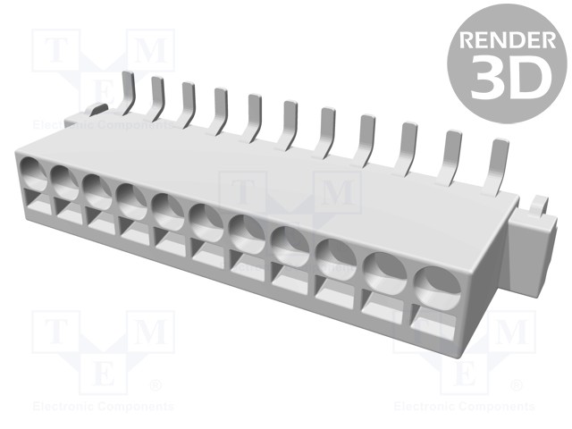 Connector: wire-board; female; PIN: 11; 2.54mm; SMT; socket; 6A
