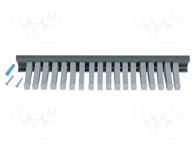 Hanger for test leads; L: 350mm; silver; Equipment: mounting kit