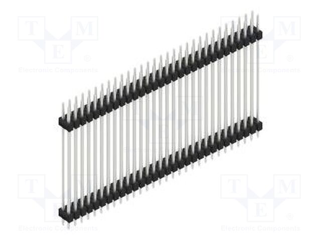 Connector: pin strips; pin header; male; PIN: 60; 2.54mm; THT; 2x30