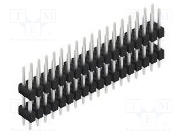Connector: pin strips; pin header; male; PIN: 36; 2.54mm; THT; 2x18