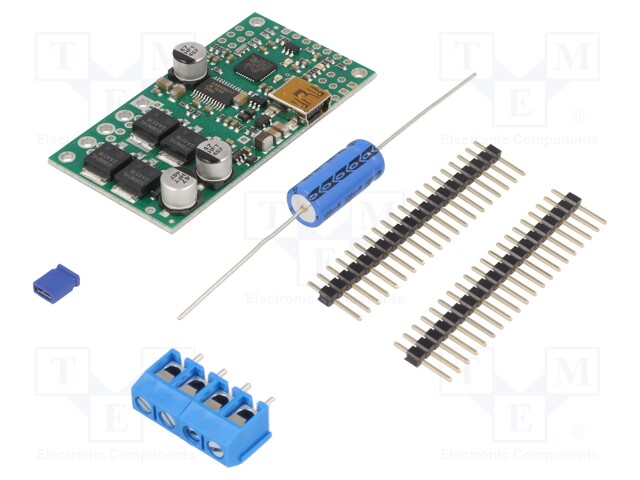 DC-motor driver; 21.77kHz; PWM,RC,TTL,USB; 23A; Uin mot: 5.5÷40V