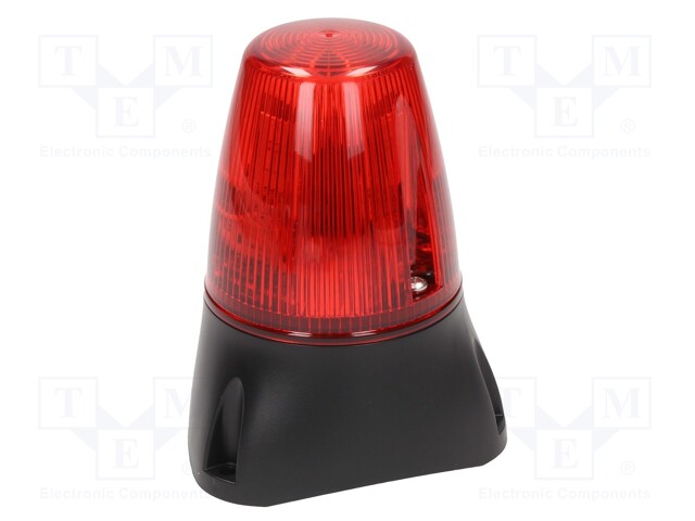Signaller: lighting-sound; 10÷17VDC; Colour: red; IP65; -25÷55°C