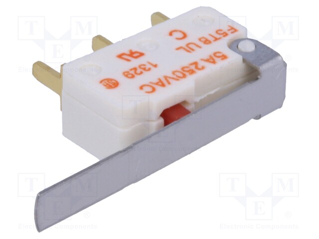 Microswitch SNAP ACTION; with lever; SPDT; 5A/250VAC; ON-(ON)