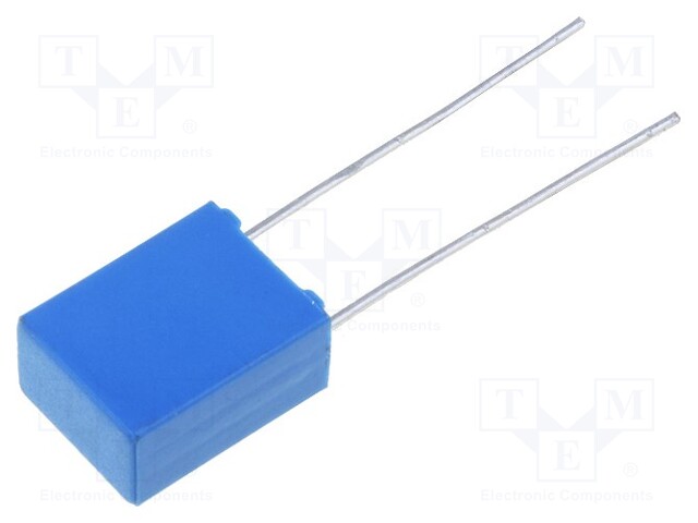 Capacitor: polyester; 220nF; 160VAC; 250VDC; Pitch: 5mm; ±10%