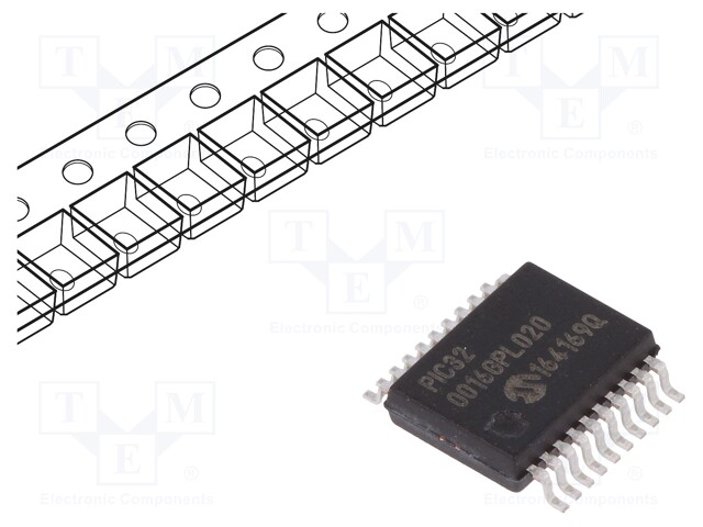 PIC microcontroller; Memory: 16kB; SRAM: 4kB; 2÷3.6VDC; SMD; SO20