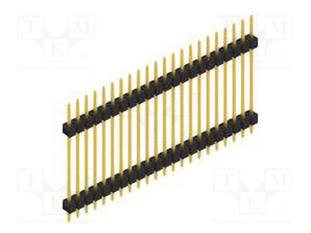 Connector: pin strips; pin header; male; PIN: 22; 2.54mm; THT; 1x22
