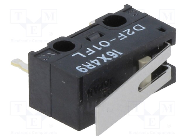 Microswitch SNAP ACTION; with lever; SPDT; 0.1A/30VDC; ON-(ON)