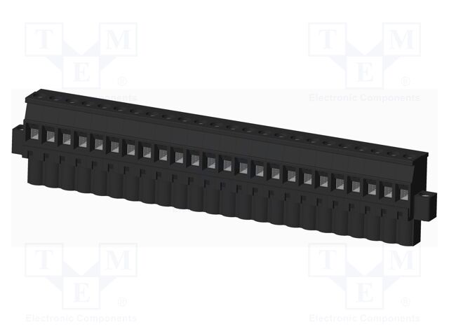 Connector: pluggable terminal block; plug; female; angled 90°