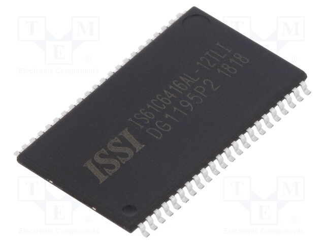 SRAM memory; SRAM; 64kx16bit; 5V; 12ns; TSOP44 II; parallel