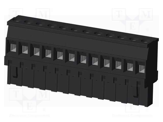 Connector: pluggable terminal block; plug; female; angled 90°