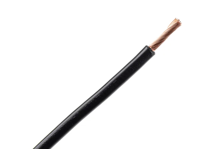 Wire, Stranded, Hook Up, PVC, Black, 8 AWG, 10 mm², 328 ft, 100 m