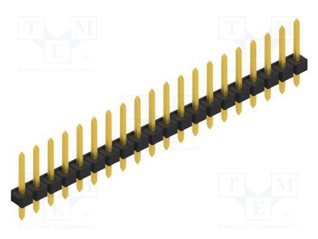 Connector: pin strips; pin header; male; PIN: 20; 2.54mm; THT; 1x20