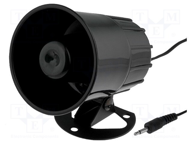 CB speaker; 20W; Len: 2m; 90x105mm; Jack 3,5mm mono