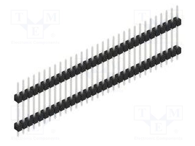 Connector: pin strips; pin header; male; PIN: 31; 2.54mm; THT; 1x31