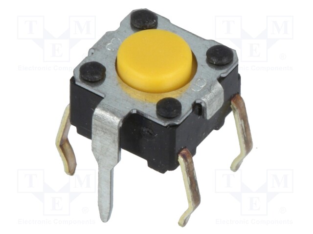 Microswitch TACT; SPST-NO; Pos: 2; 0.05A/24VDC; THT; none; 1.47N