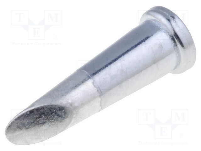 Tip; conical sloped; 3.2x6mm; sloped 60°