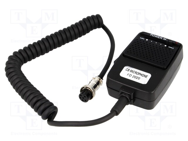 CB microphone; PIN: 6; XLR