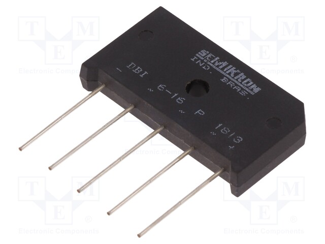 Three-phase bridge rectifier; Urmax: 1.6kV; If: 9A; Ifsm: 150A