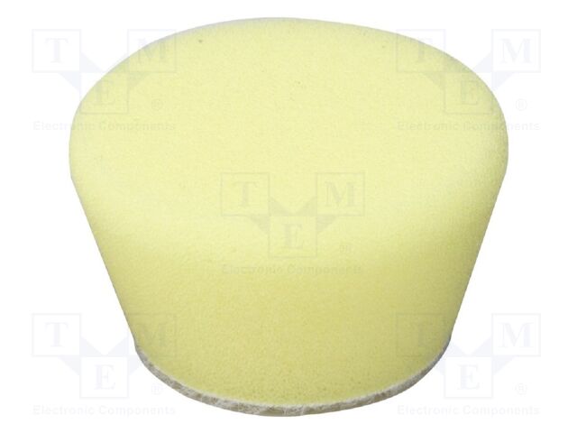 Tool accessories: sponge; Ø30x25mm; 2pcs; yellow; PR28660
