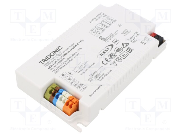 Power supply: switched-mode; LED