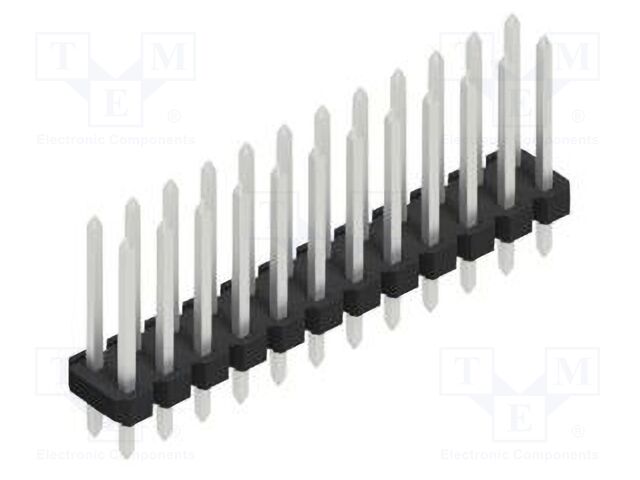 Connector: pin strips; pin header; male; PIN: 24; 2.54mm; THT; 2x12
