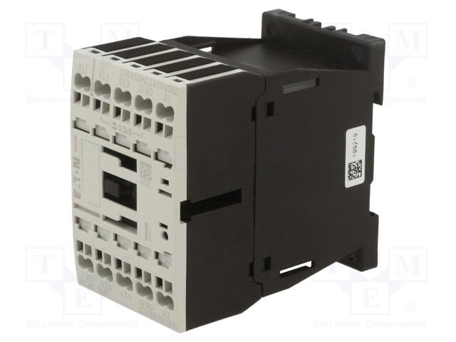 Contactor: 3-pole; NO x3; Auxiliary contacts: NO; 230VAC; 7A; DILM7