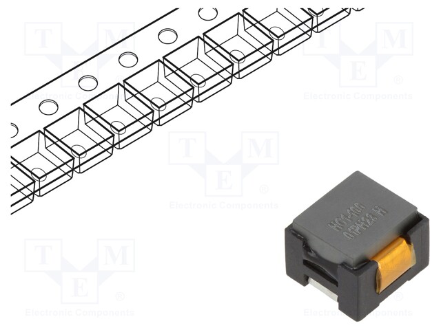 Inductor: wire; SMD; 10.5uH; Ioper: 12.79A; 5.7mΩ; ±15%; Isat: 5.3A
