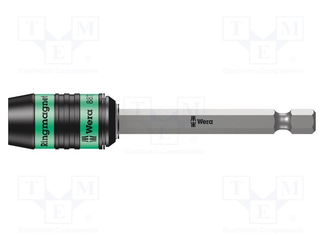 Holders for screwdriver bits; Socket: 1/4"; Overall len: 89mm