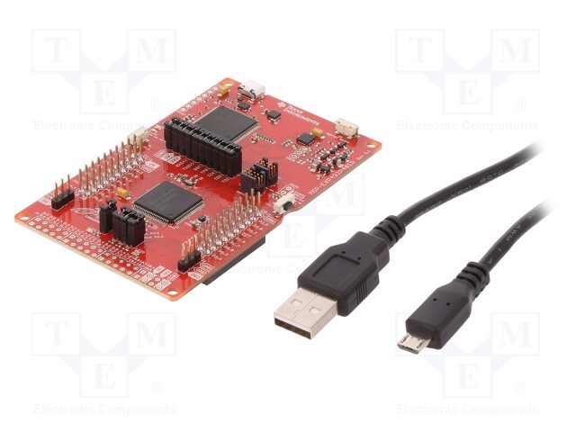Dev.kit: TI; USB B micro,pin strips; Comp: MSP432P401R