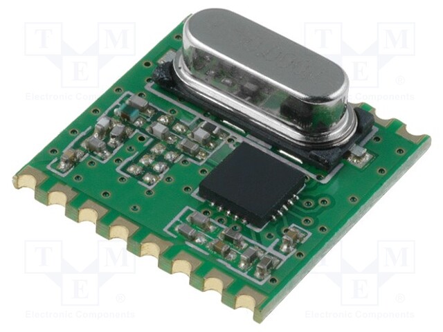 Module: RF; FM transmitter; FSK; 433.92MHz; SPI; 1.8÷3.6VDC; 13dBm