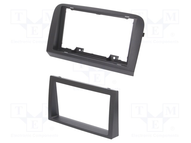 Radio mounting frame; Fiat; 2 DIN; anthracite