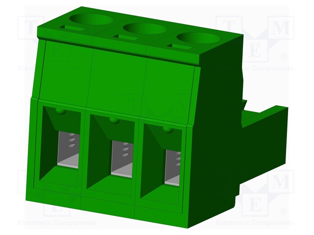 Connector: pluggable terminal block; plug; female; straight; 300V