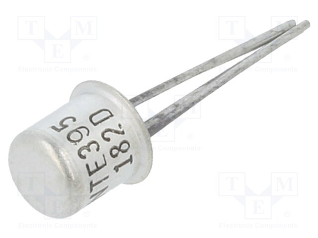 Transistor: PNP; bipolar; 25V; 50mA; 0.36W; TO72