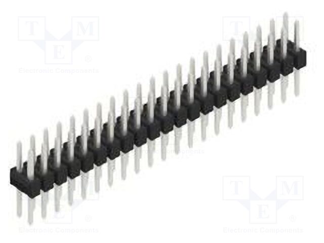 Connector: pin strips; pin header; male; PIN: 42; 2.54mm; THT; 2x21