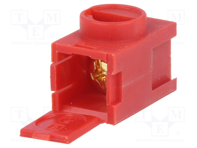 Terminal block; ways: 1; 0.14÷2.5mm2; THT,screw terminal; 30A