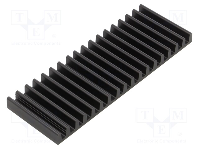 Heatsink: extruded; L: 50mm; W: 140mm; H: 10mm; aluminium; anodized