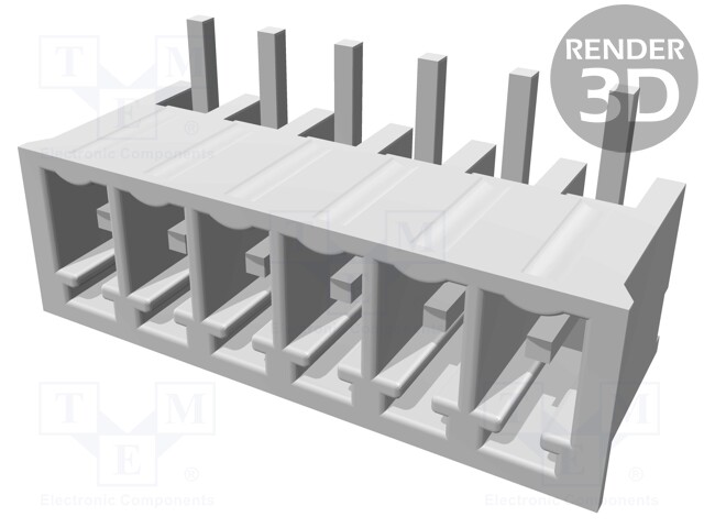 Pluggable terminal block; 3.5mm; ways: 6; angled; socket; male