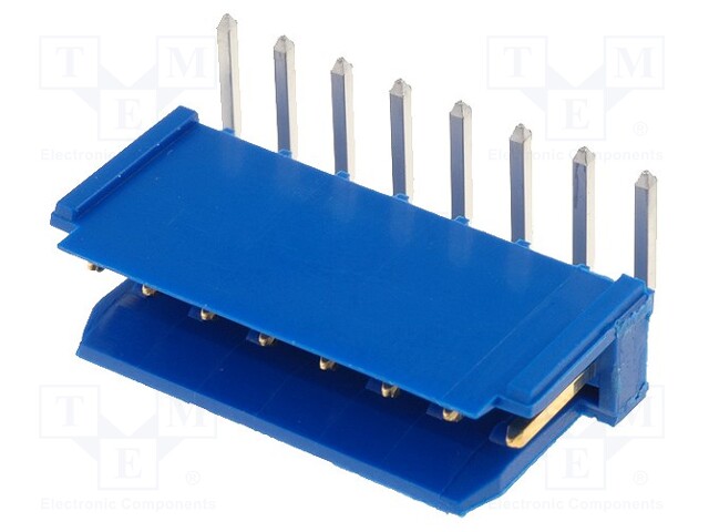 Socket; wire-board; male; PIN: 8; 2.54mm; THT; DUBOX; 3A; gold-plated